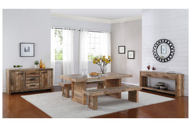 Omni Dinning Collection - Dining Set -  Natural Finish