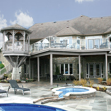 decks with pools.