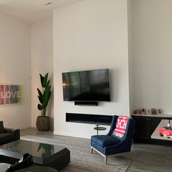 Before Fireplace - Wall Accents