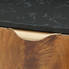Malibu Crest Dresser with Wall Mirror - Crotch Mahogany