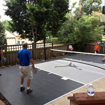 Small SNAPSPORTS Backyard Multi-Game Court