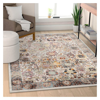 Safavieh Metro MET904U Dark Pink / Ivory 8' x 10' Area Rug