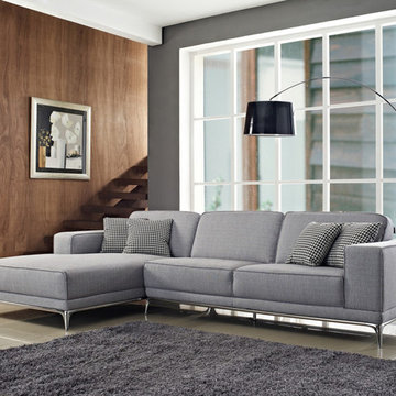 Agata Sectional Sofa | Light Grey - $2475.50
