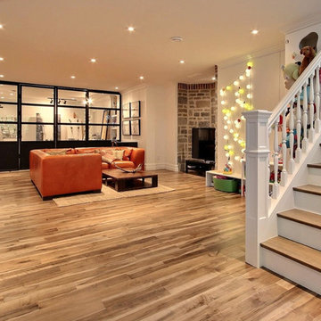 Organik Charm Hardwood Flooring - Living Room