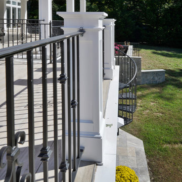 Exterior Remodel Turns Home Backyard into Gorgeous Retreat in Great Falls, Va