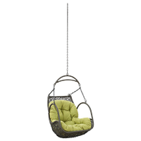 Arbor Outdoor Wicker Rattan Swing Chair Without Stand, Peridot