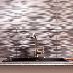 Fasade Waves, Argent Silver - Home Decor