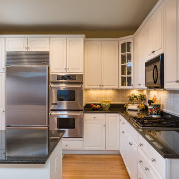 French Inspired Transitional Home: Kitchen