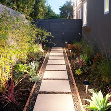 Side of house: walkway