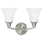 Sea Gull Lighting - Sea Gull Lighting 4413202-715 Metcalf - Two Light Wall/Bath Sconce - Metcalf Two Light Wall / Bath Vanity in Autumn BroMetcalf Two Light Wa Autumn Bronze Satin  *UL Approved: YES Energy Star Qualified: n/a ADA Certified: n/a  *Number of Lights: Lamp: 2-*Wattage:100w A19 bulb(s) *Bulb Included:No *Bulb Type:A19 *Finish Type:Autumn Bronze