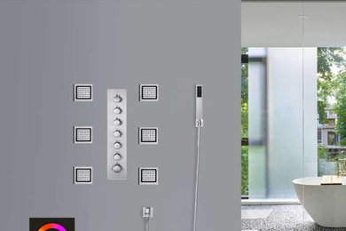 Touch Panel Controlled LED Musical Shower System, Style F - Touch Panel Light