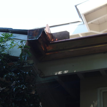 Seamless Copper Rain Gutters in Los Angeles