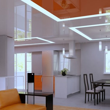 Kitchen and Living room in Orangeville