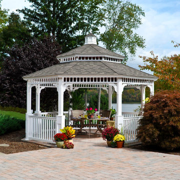 Vinyl Oct Gazebo - Taylor Structures Project