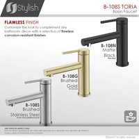 STYLISH Single Handle Modern Bathroom Faucet Basin Sink Faucet