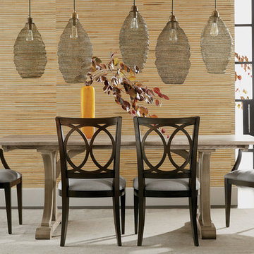 ECLECTIC DINING ROOM WITH RUSTIC NOTES