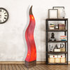 Eangee Flame Giant Floor Lamp, Red