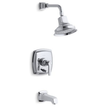 Kohler Margaux Pressure-Balancing Bath/Shower Faucet Trim, Polished Chrome