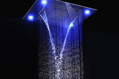 Marina 23" by 31" Multi Function Stainless Steel Ceiling Mount Shower Head Set