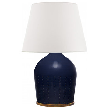 Halifax Blue Ceramic Large Table Lamp