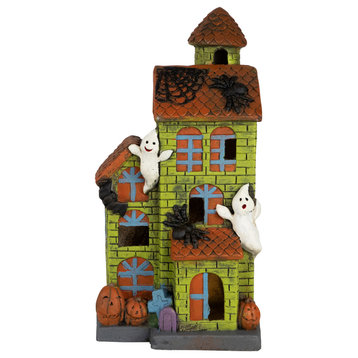 20" LED Lighted Ghostly Haunted House Halloween Decoration