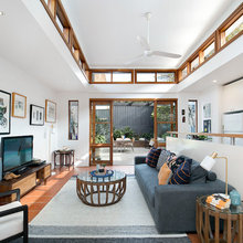 new house terra cotta living room