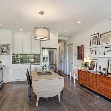 Roasted Red Oak Plank Flooring, Eat In Kitchen