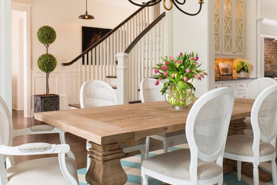 Country dining room photo in Dallas