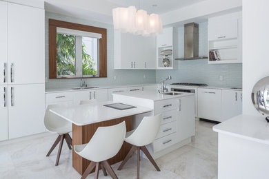 Kitchen - traditional kitchen idea in Miami