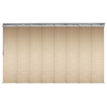 Osweald 8-Panel Track Extendable Vertical Blinds 130-175"W