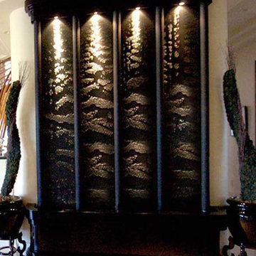 Modern Black Waterfall