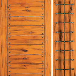 Exterior Prehung Door with One Sidelite, Knotty Alder Flush - Front Doors