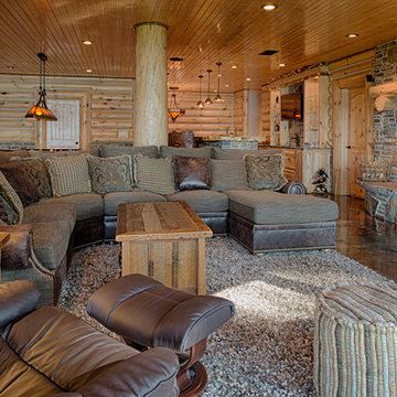 Refined Log Home