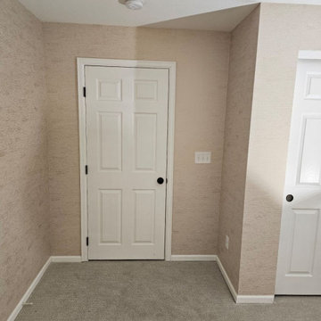 Wallpaper installation Living Room in Portland
