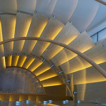 Helical stairs