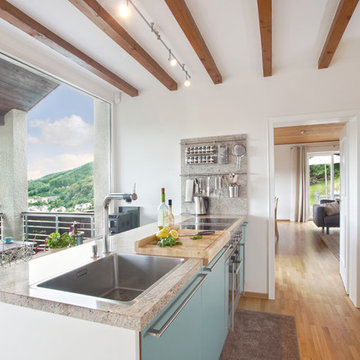 Landhausküche für ein Ferienhaus in der Eifel