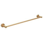 Symmons - Dia Wall-Mounted Towel Bar, Brushed Bronze, 25.88 in - As part of the contemporary and sleek Dia collection, this Dia 24 Inch Towel Bar has the space to hold multiple towels in your bathroom. Constructed of premium bronze, brass, and stainless steel, this extra long towel bar includes wall mounting hardware and has a weight capacity of up to 50 pounds. Like all Symmons products, the Dia 24 Inch Towel Bar is backed by a limited lifetime consumer warranty and 10 year commercial warranty.