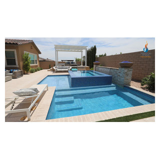20 Pool Designs Under 600 sq ft - Pool - Las Vegas - by Paragon Pools ...