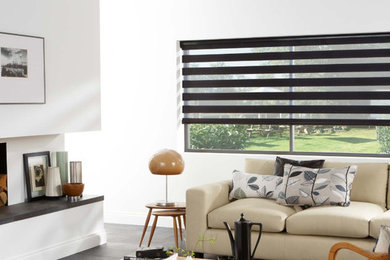 Living room - modern living room idea in Miami