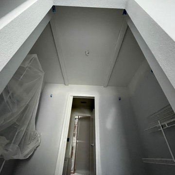 Condo Facelift, paint, smooth ceiling, can lights