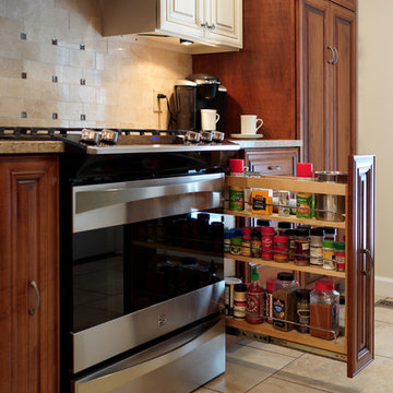 Beauty and Function in Transitional Kitchen
