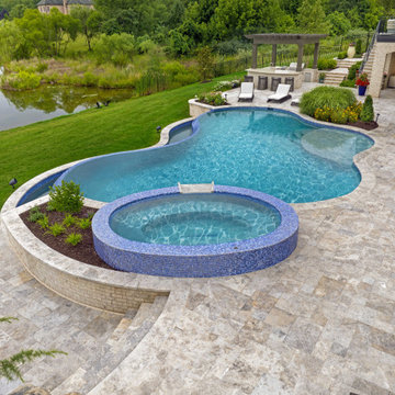 Lakeview Retreat, Pool, and Patio.