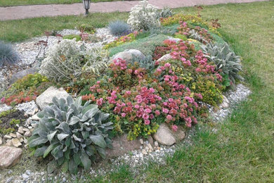 Inspiration pour un petit jardin méditerranéen.