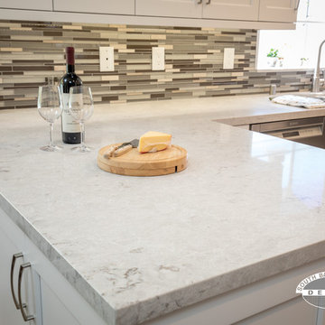 Redondo Beach White Transitional Kitchen