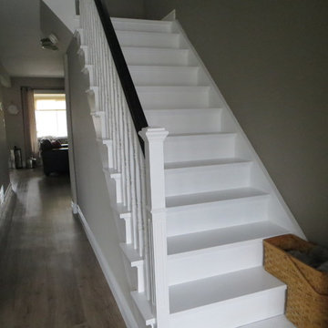 WHITE KITCHEN/MAIN FLOOR before and after