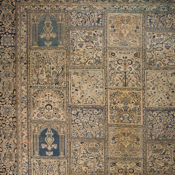 ELEGANT VINTAGE PERSIAN "TABRIZ" CARPET (10’4” X 12'4”)