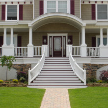 Front porch, steps