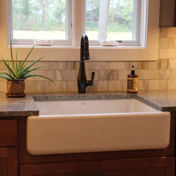 Ornamental Granite kitchen by Down East Fabrication
