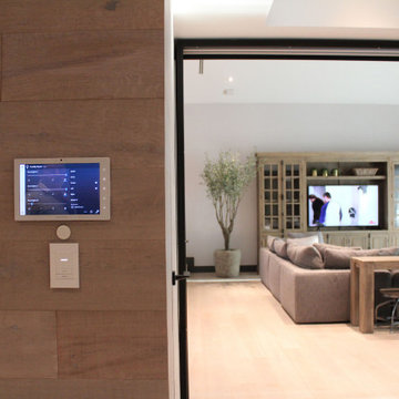 Cocoplum Estate - Crestron Touch Panel Family Room Control