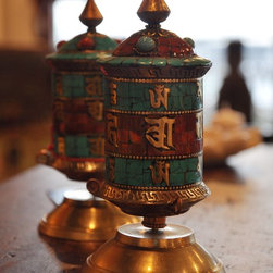 Tibetan Prayer Wheels - Decorative Accents